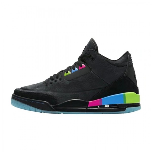 Nike Air Jordan 3 Retro "Quai54" 2018 Damen/Herren AJ3 Sneakers AT9195-001